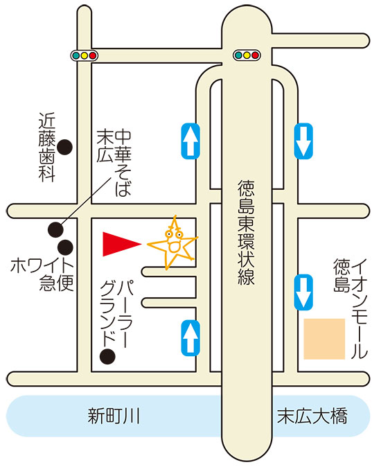 放課後等デイサービスキラニコ地図